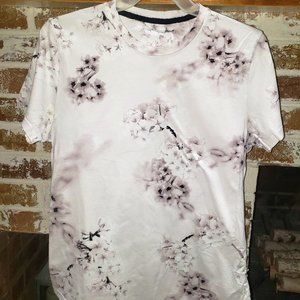 Mens Hollister Curved Hem Tshirt